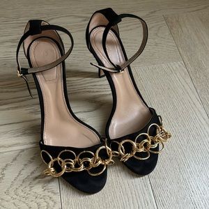 Chloe black suede sandals